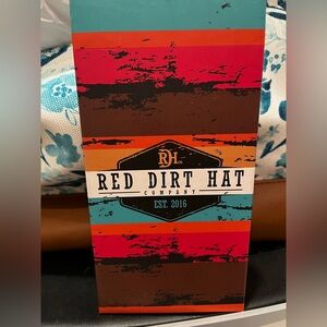 Red Dirt Western Mens Wallet Rodeo Bison Grain Leather Logo Brown 22228876W1